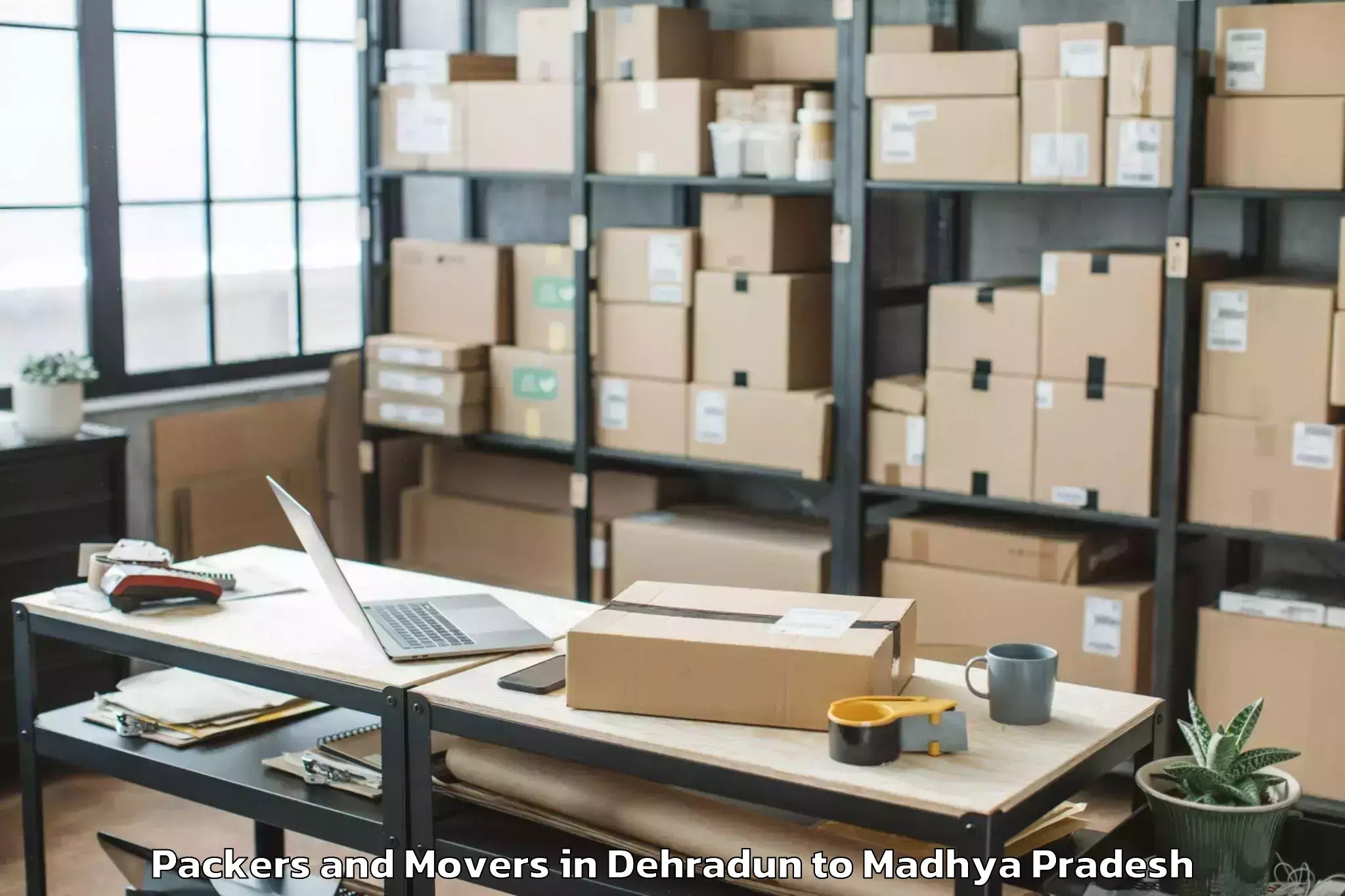 Trusted Dehradun to Tekanpur Packers And Movers